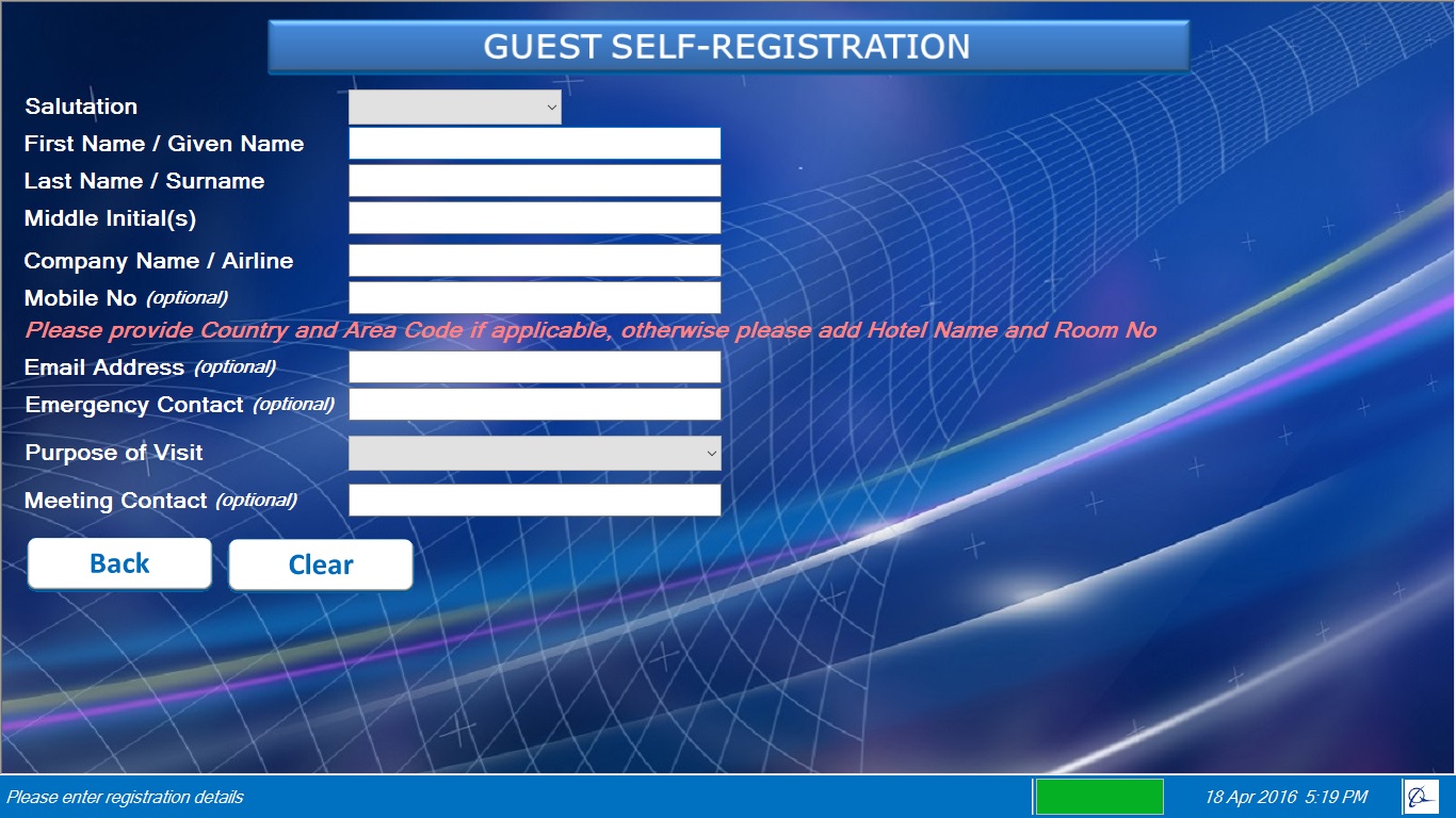 VMS-SelfRegistration