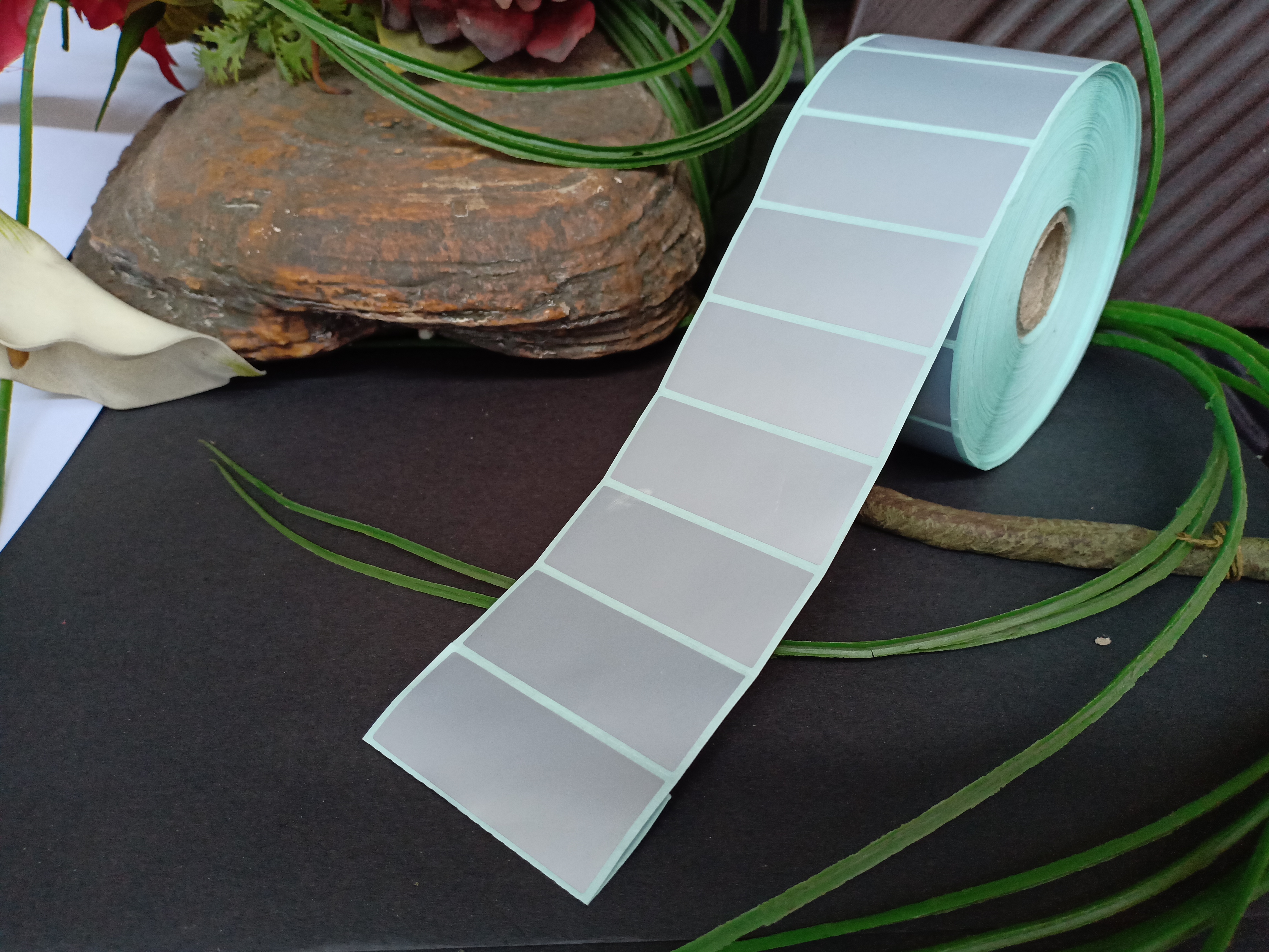 Silver Mat 55mm x 23mm